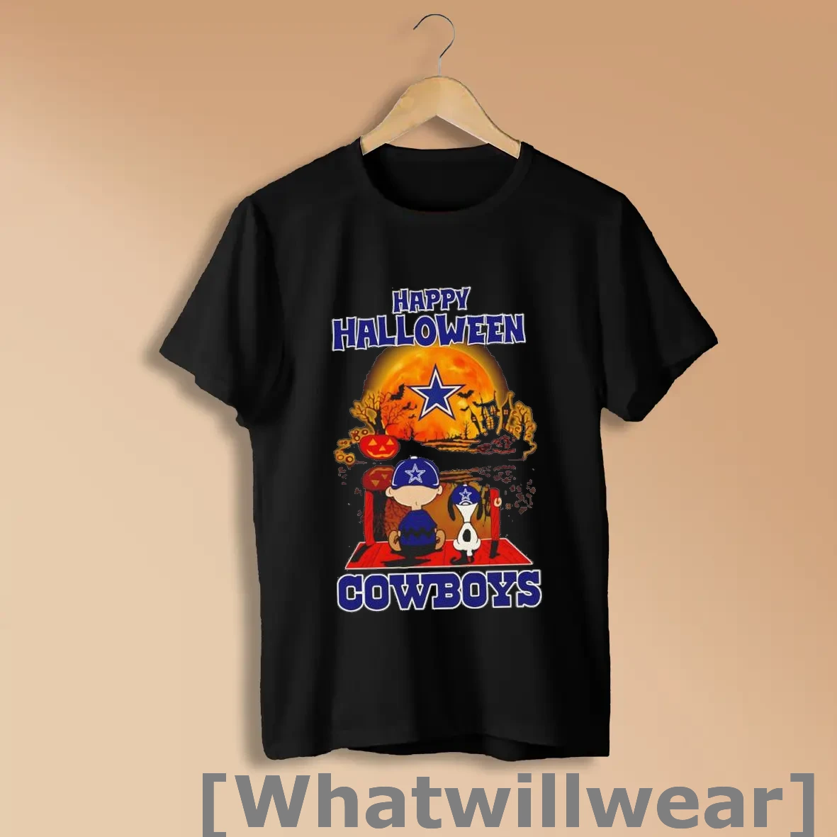 Official Snoopy The Peanuts Dallas Cowboys Happy Halloween Shirts