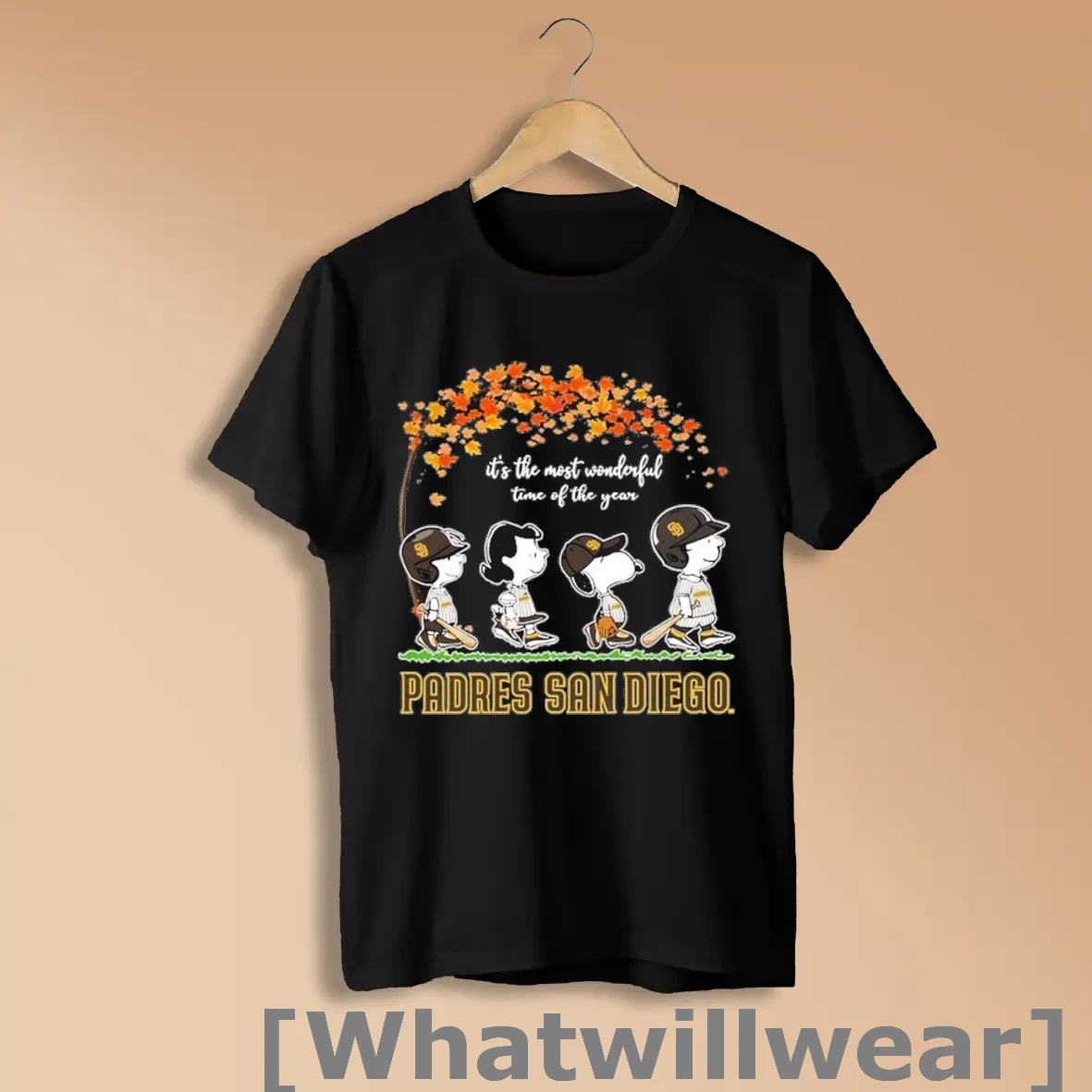 Official Snoopy The Peanuts San Diego Padres Its The Most Wonderful Time Of The Year Shirts