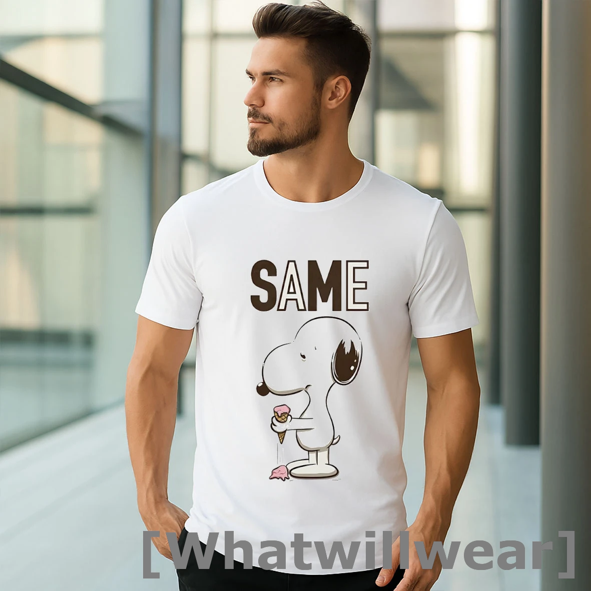 Official Snoopy Ice Cream Same Shirts