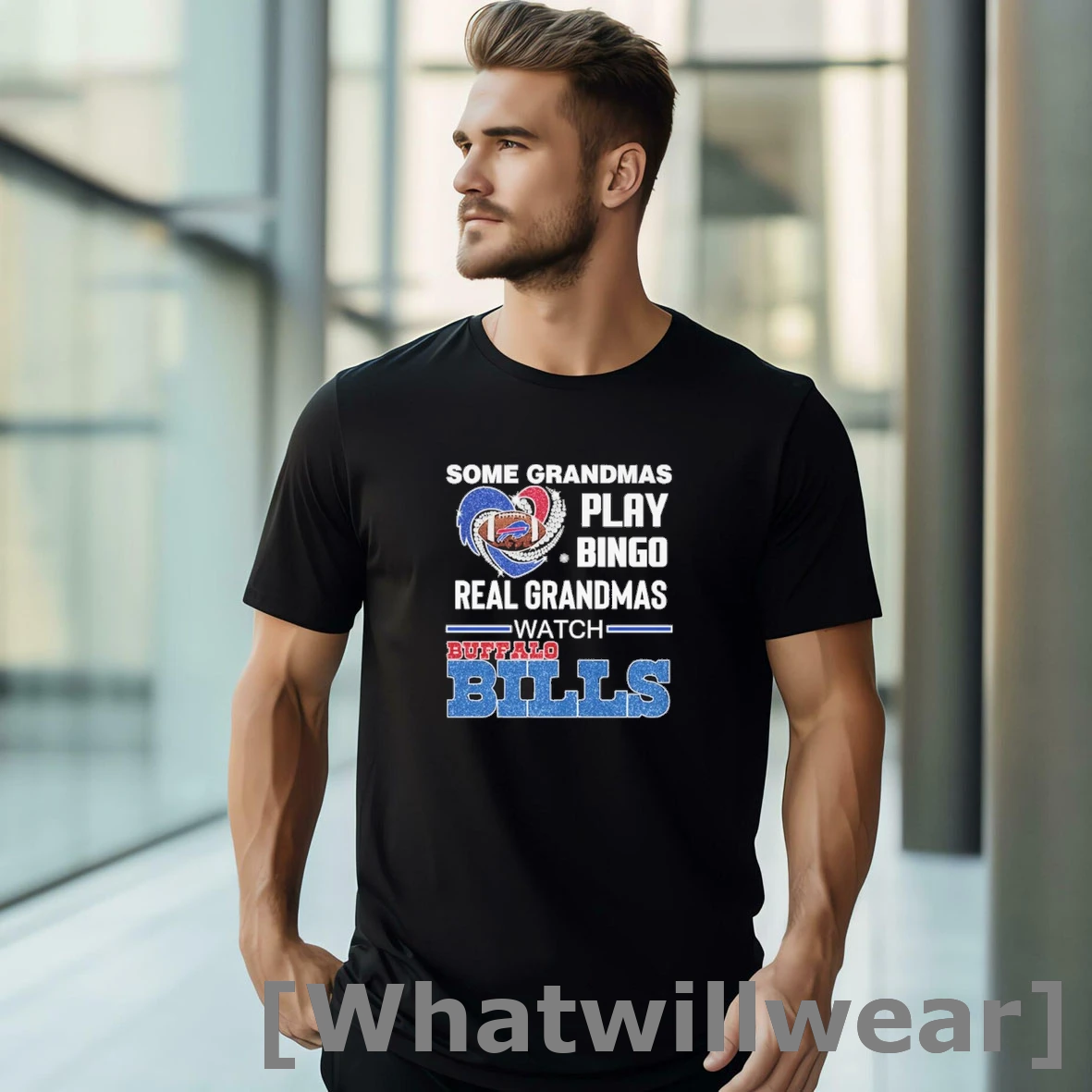Official Some Grandpas Play Bingo Real Grandpas Watch Buffalo Bills 2025 Tshirts Sweater