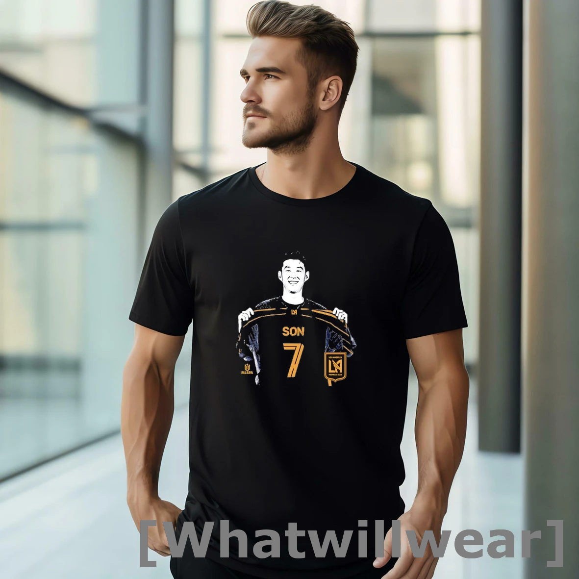 Official Son Heung Min 7 Los Angeles Fc Tshirts Sweater