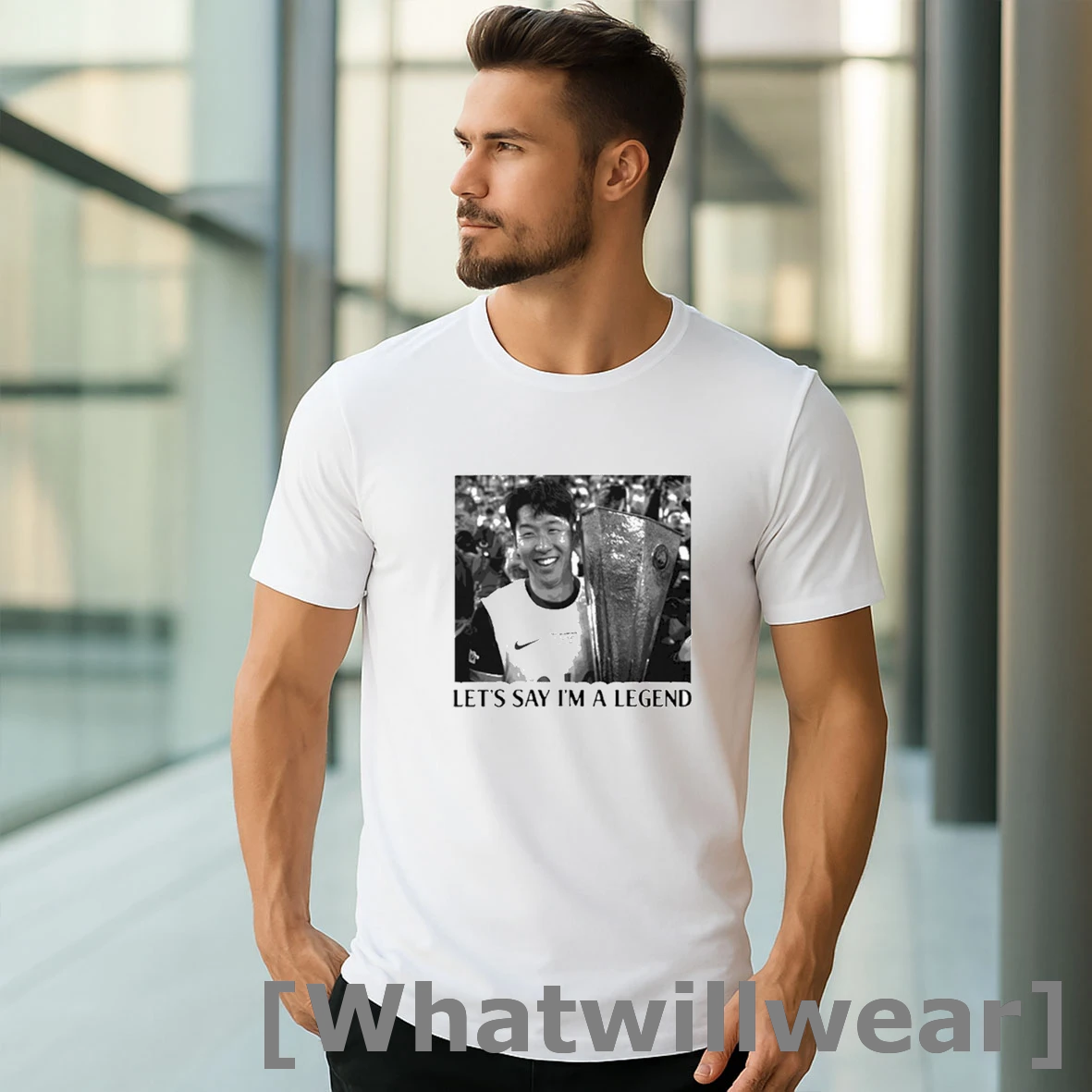 Official Son Heung Min Lets Say Im A Legend Tottenham Tshirts Sweater