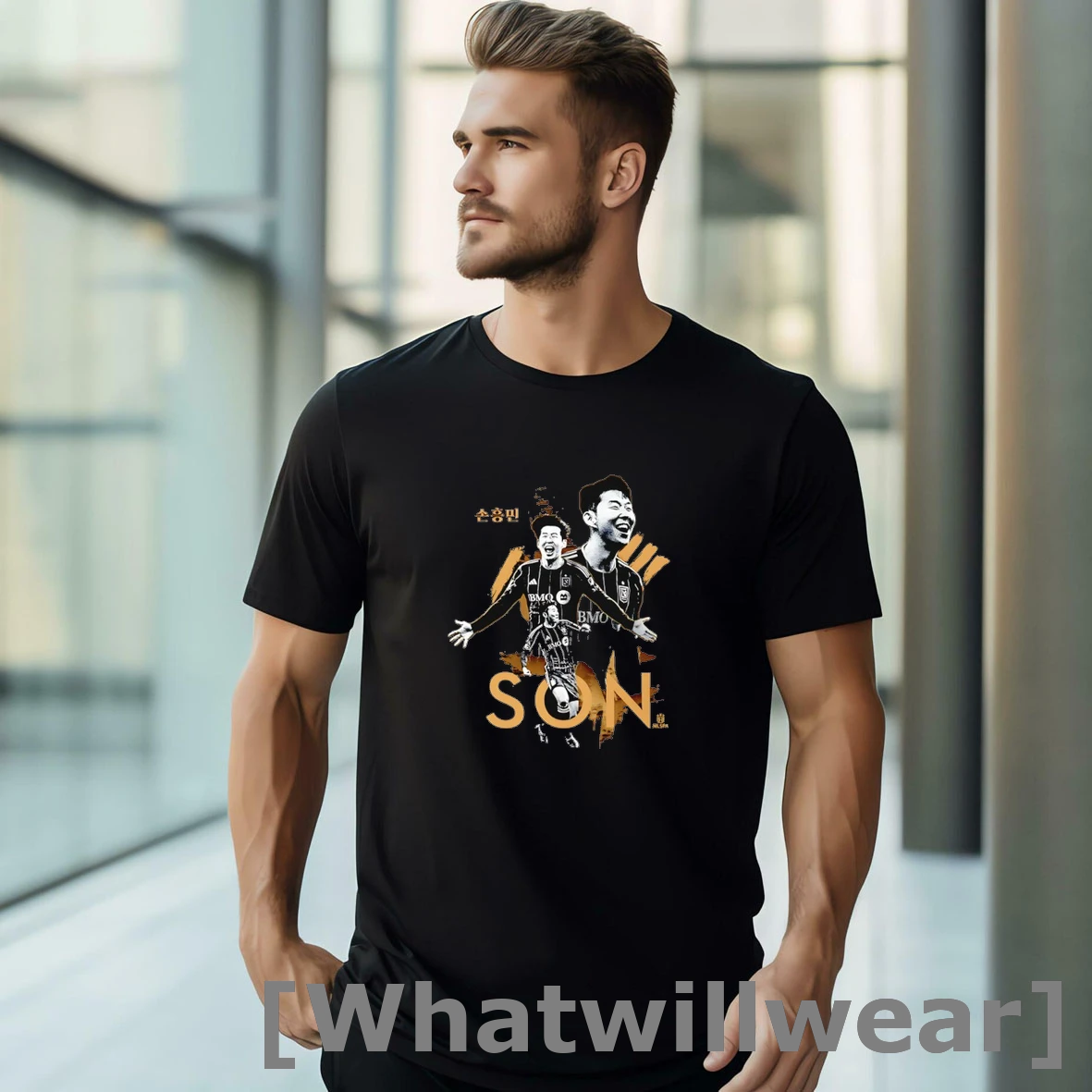 Official Son Heung Min Los Angeles Fc Player Trio Graphic Tshirts Sweater