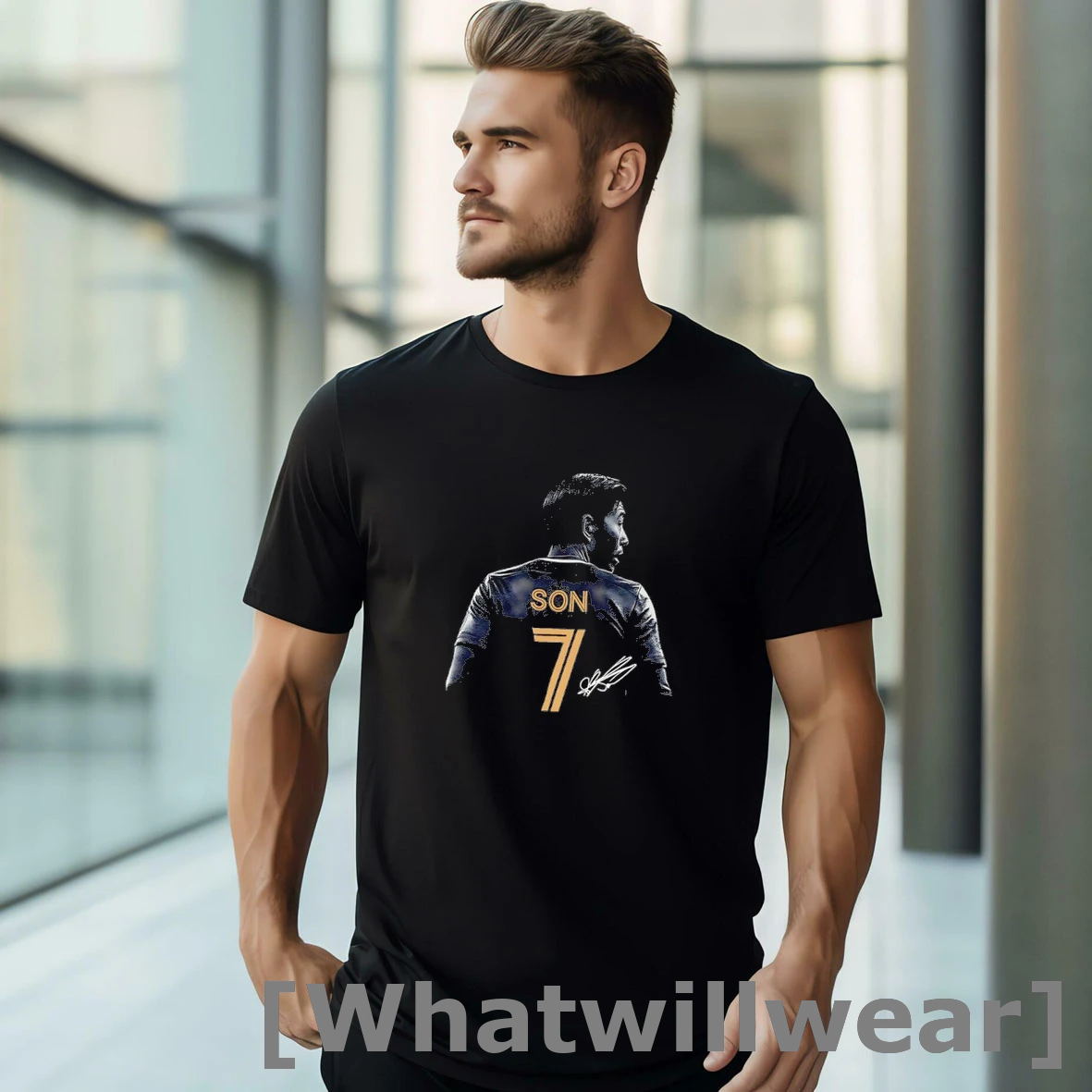Official Son Heung Min Los Angeles Fc Signature Back Tshirts Sweater