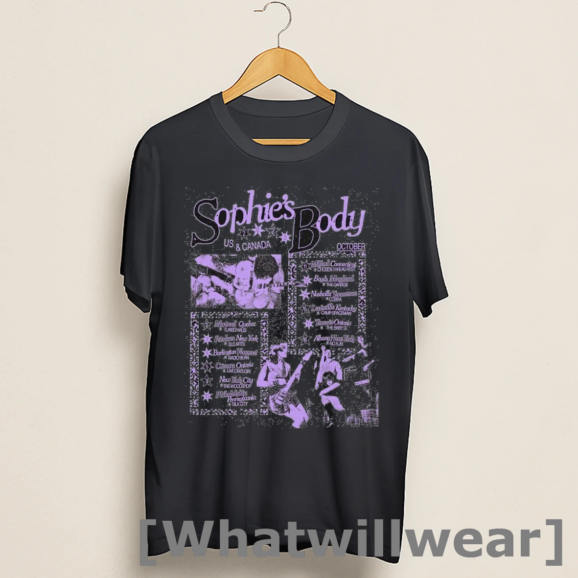Official Sophies Body Us Canada Oct 2025 Tour Shirts