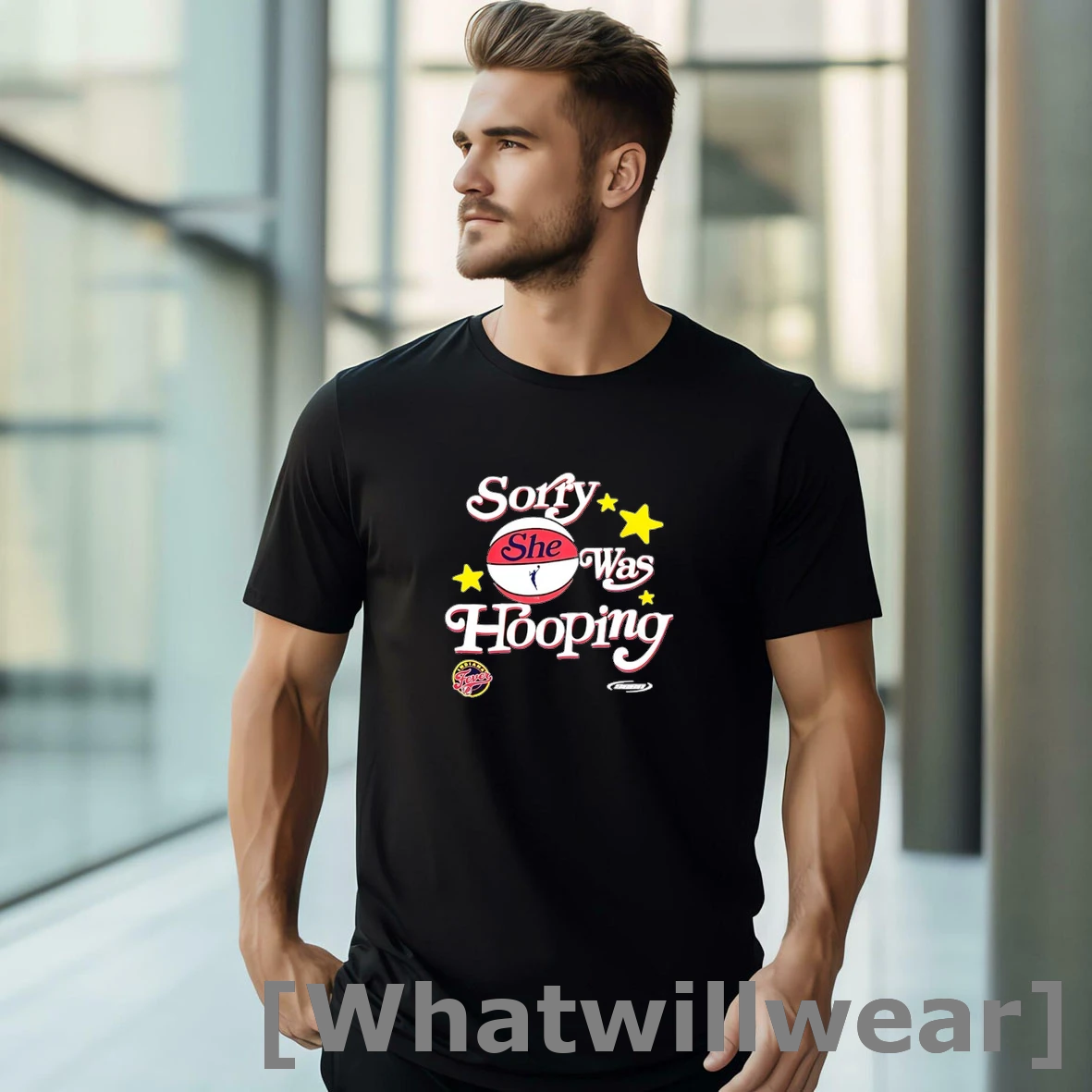 Official Sorry She Was Hooping Indiana Fever 2025 Wnba Playoffs Tshirts Sweater