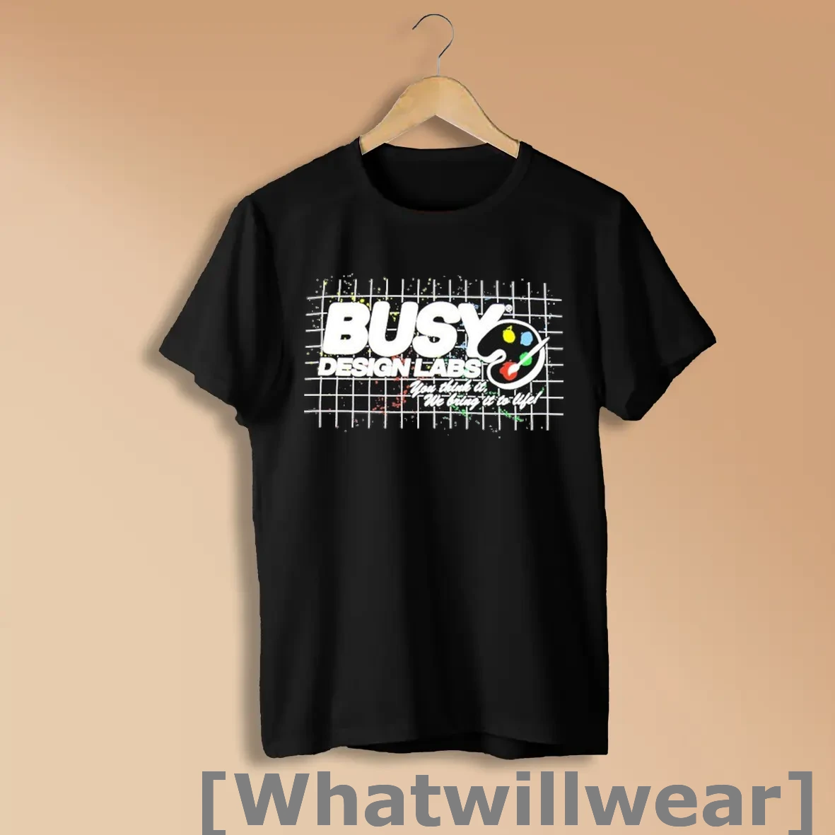 Official Sorryimbusy Busy Design Labs You Think It We Bring It To Life Mock Neck T Shirts Shirts