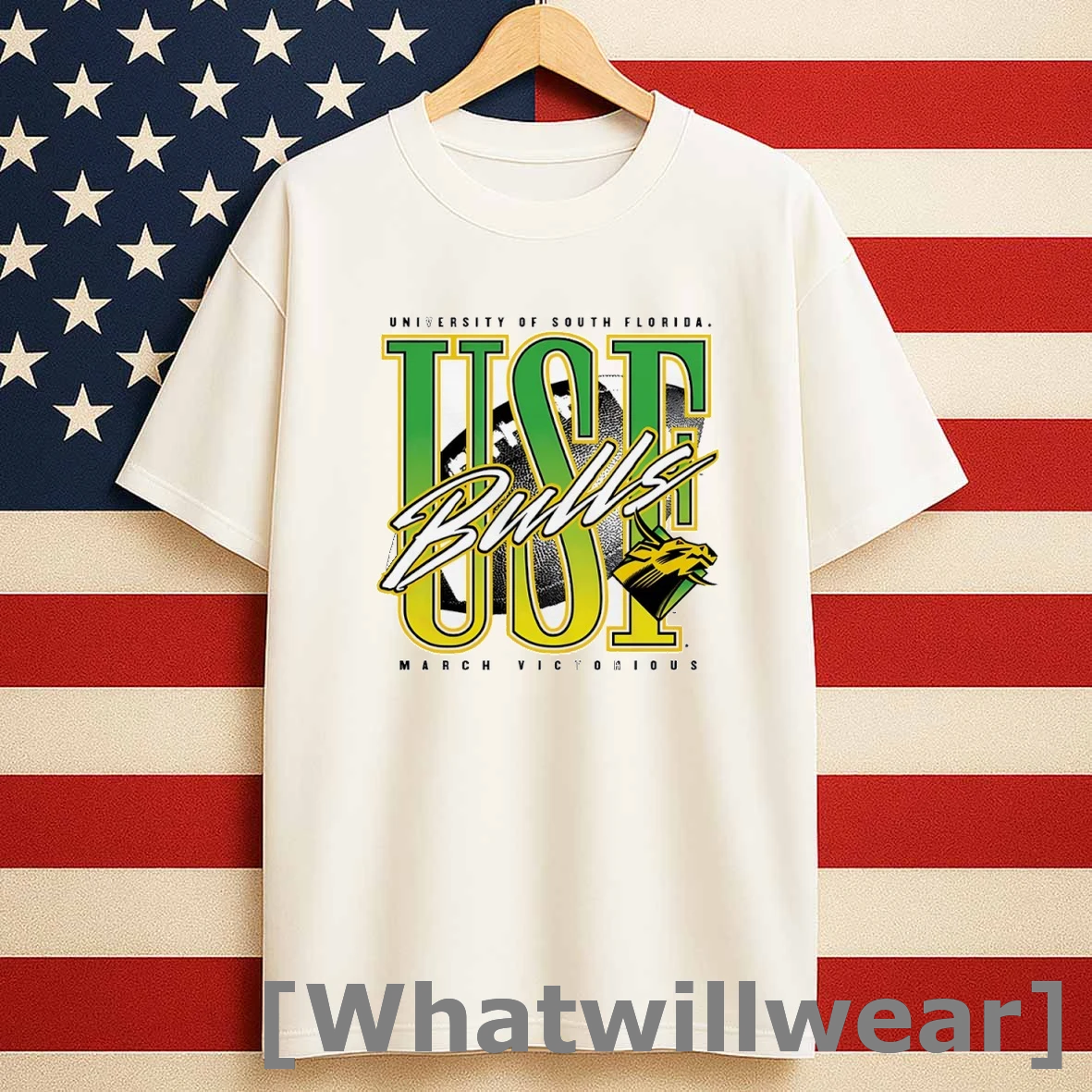 Official South Florida Bulls Football March Victorious Tshirts Sweater