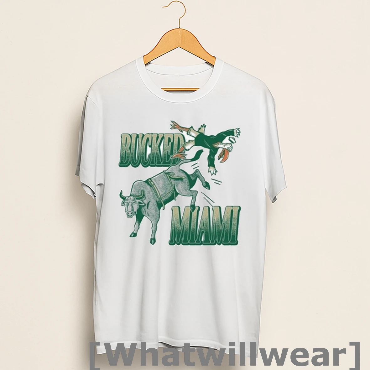 Official South Florida Bulls Usf Bucked Miami Hurricanes Mascot Shirts