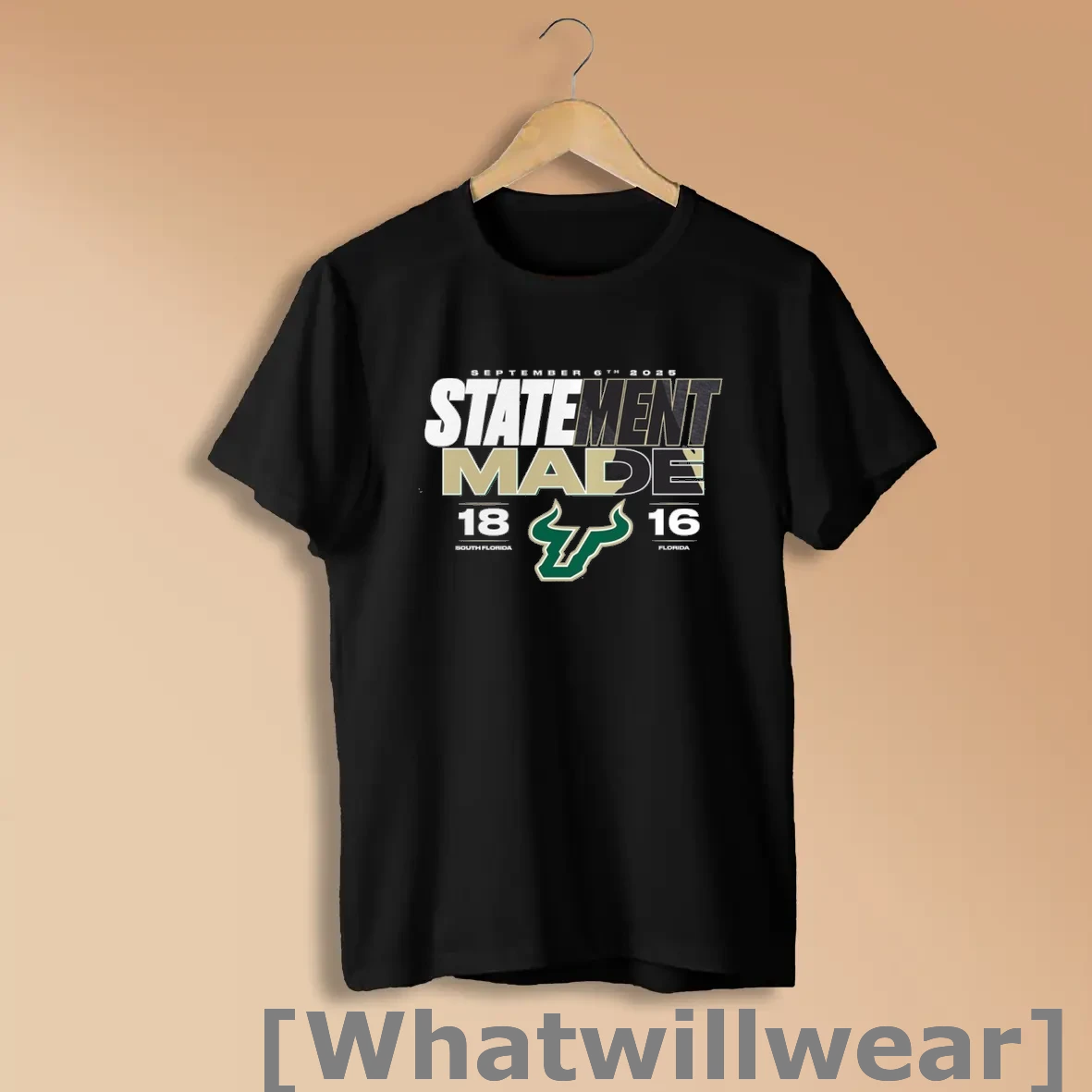 Official South Florida Bulls Vs Florida Gators 2025 Gameday Score Shirts