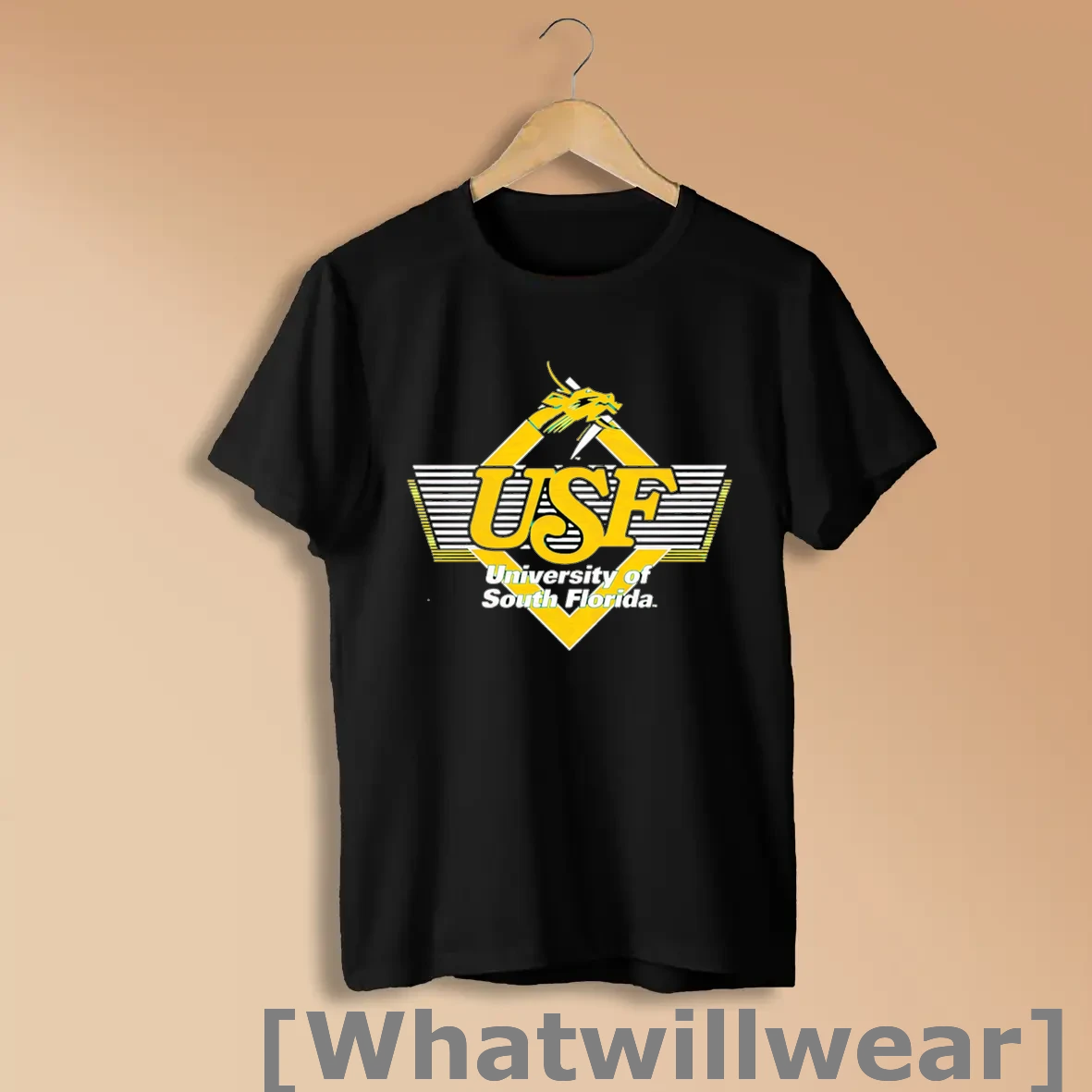 Official South Florida Usf Bulls Golden Brahman Logo Shirts