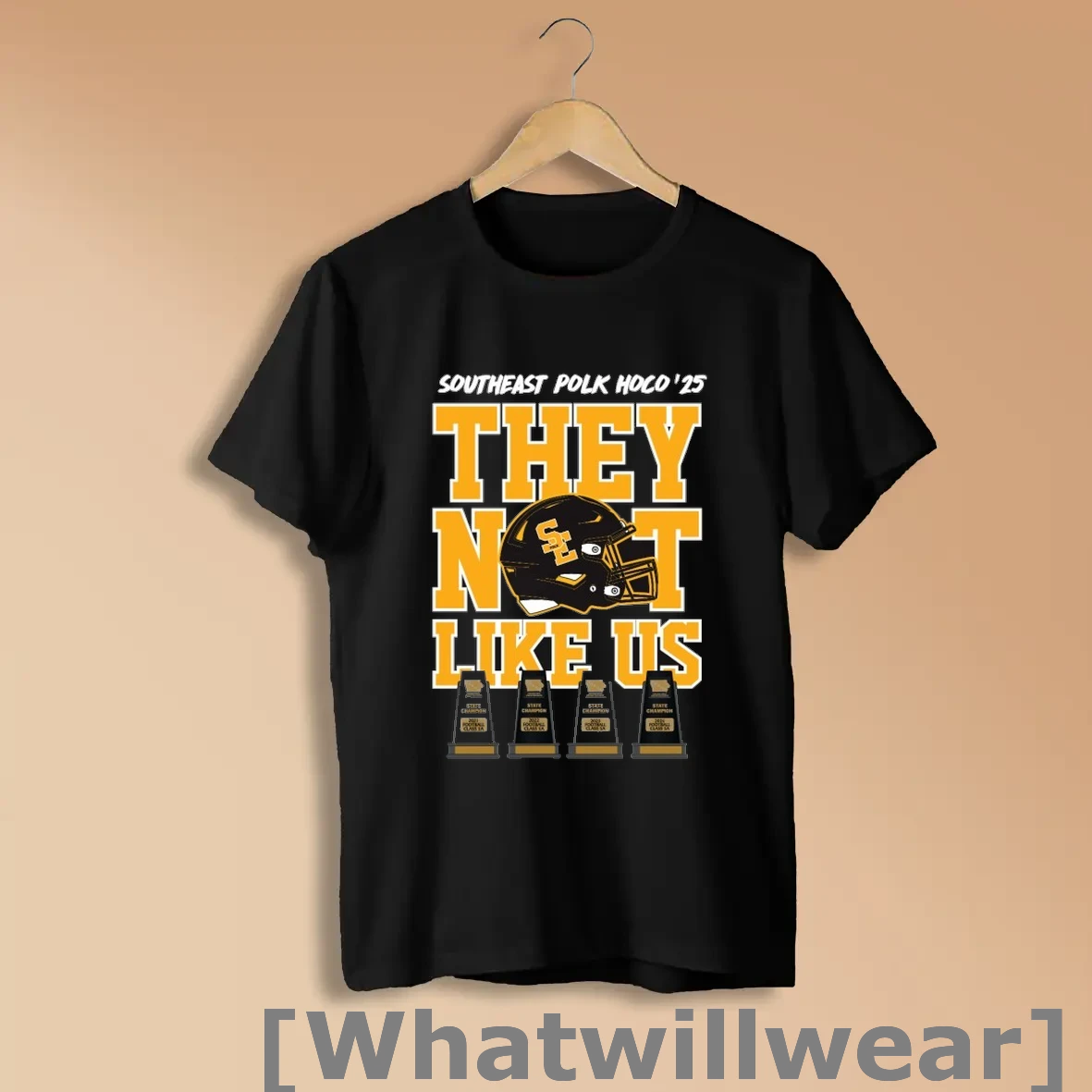 Official Southeast Polk Hoco 25 They Not Like Us Football Class 5a 2012 2024 Helmet Shirts