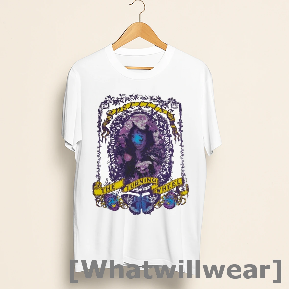 Official Spellling The Turning Wheel Floral Frame Shirts