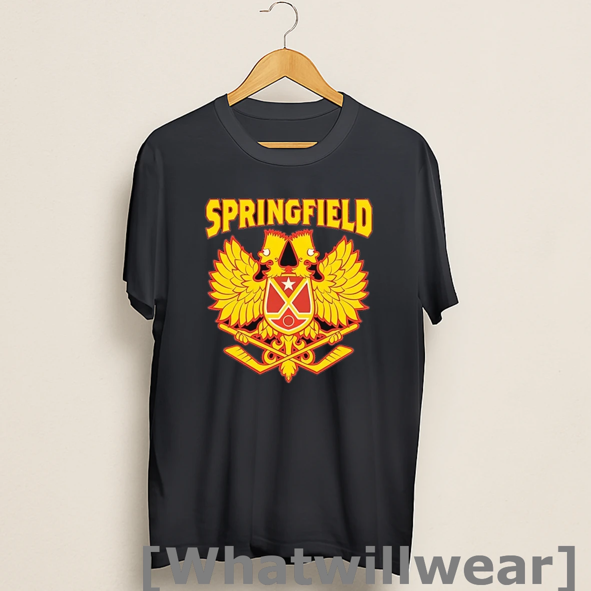 Official Springfield Hockey Crest Simpsons Shirts