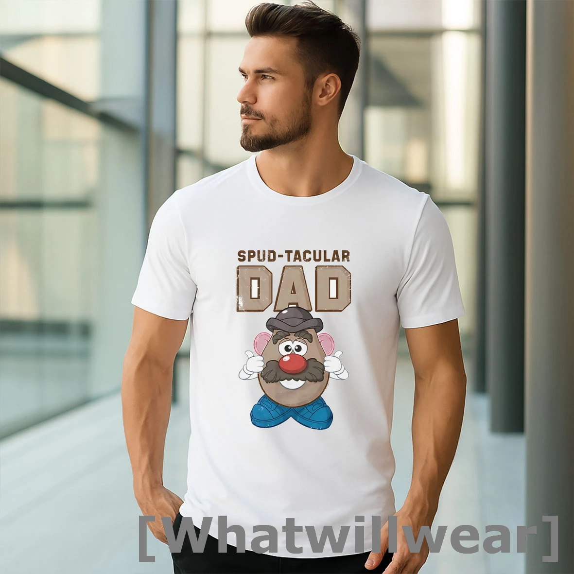 Official Spud Tacular Dad Mr Potato Head Tshirts Sweater