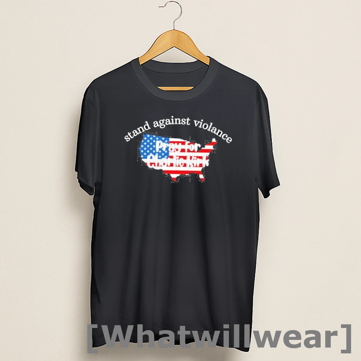 Official Stand Against Violence Pray For Charlie Kirk Shirts