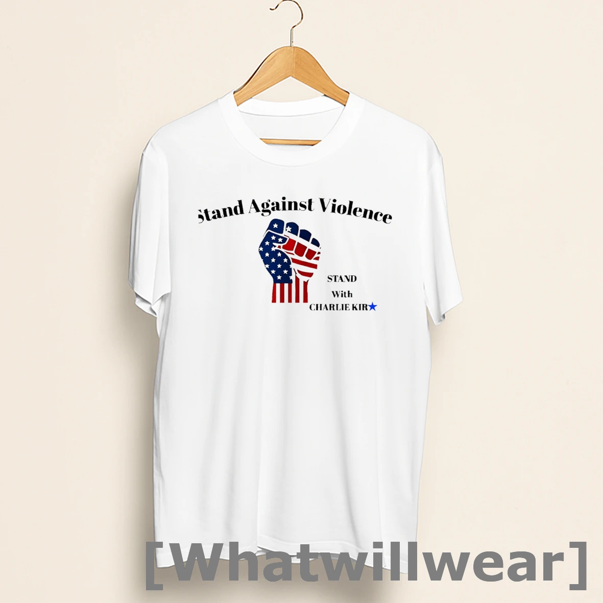 Official Stand Against Violence Stand With Charlie Kirk Shirts