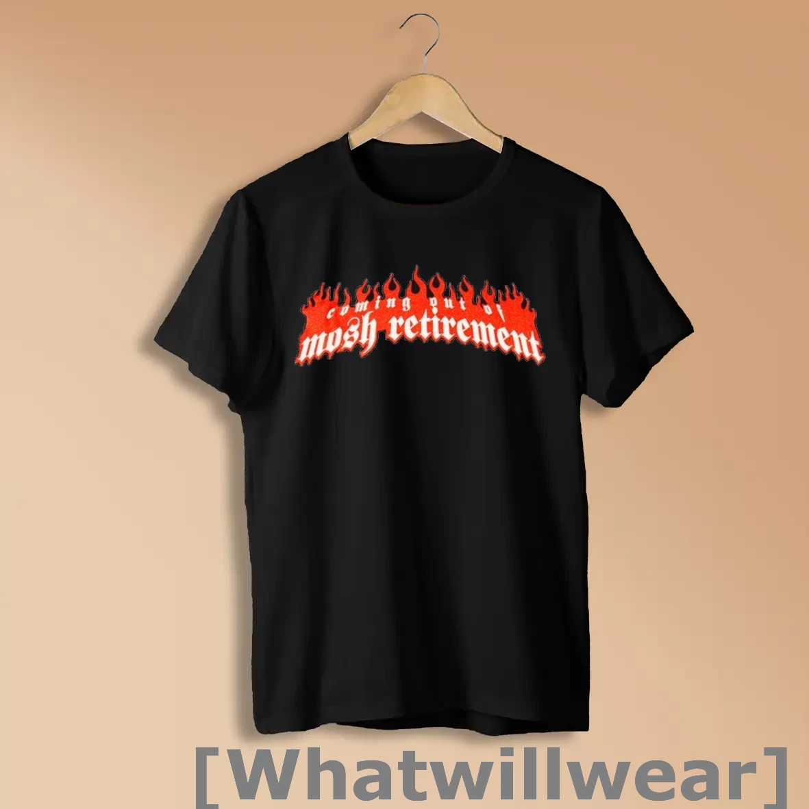 Official Stanley Sievers Coming Out Of Mosh Retirement Flames Shirts