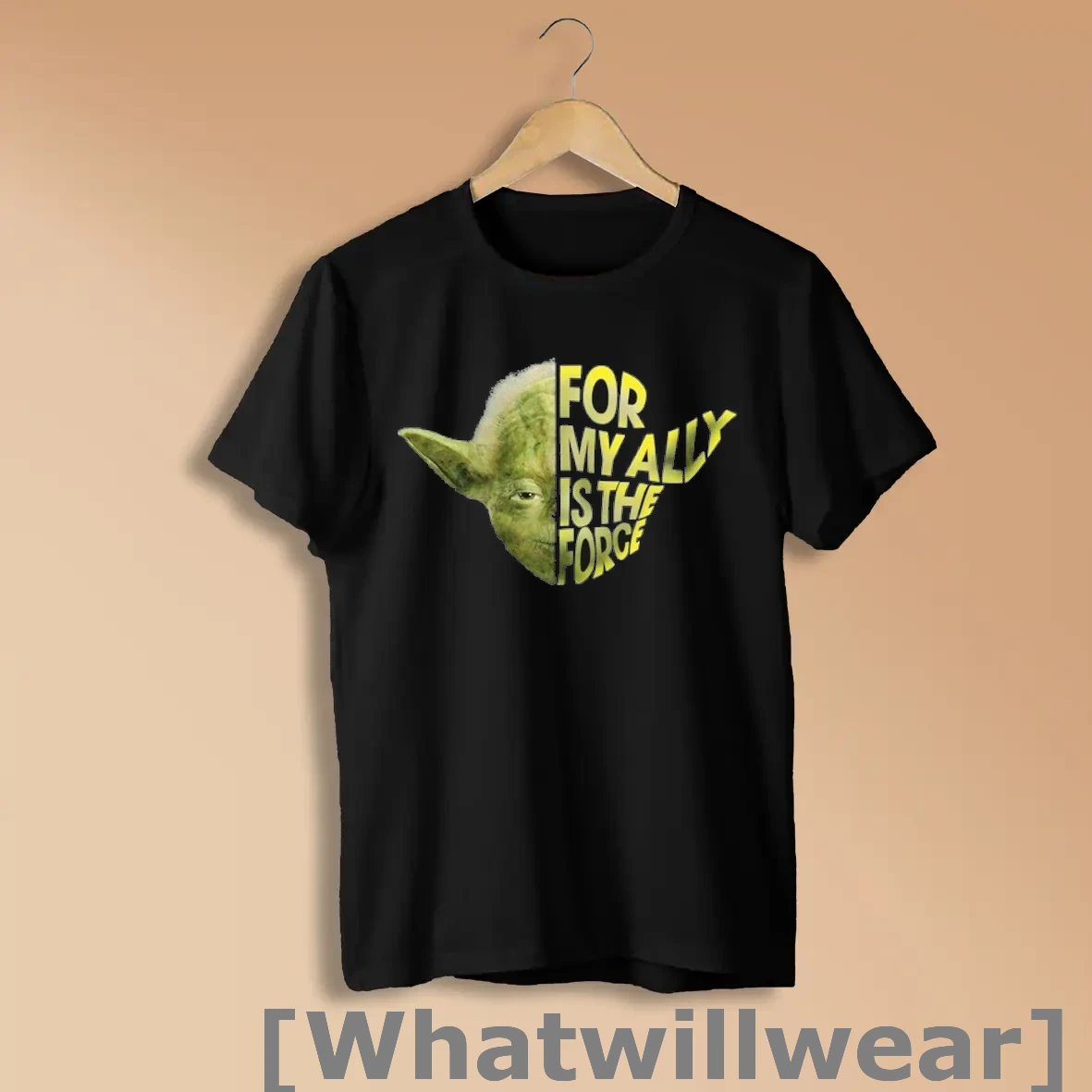 Official Star Wars For My Ally Is The Force Yoda Head Shirts