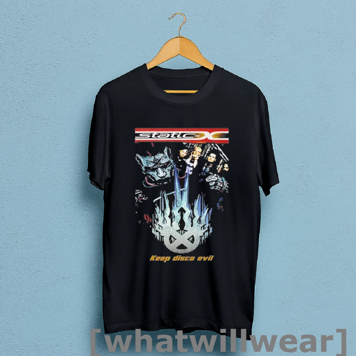 Official Static X Keep Disco Evil T Shirts Shirt Shirt Sweatshirt