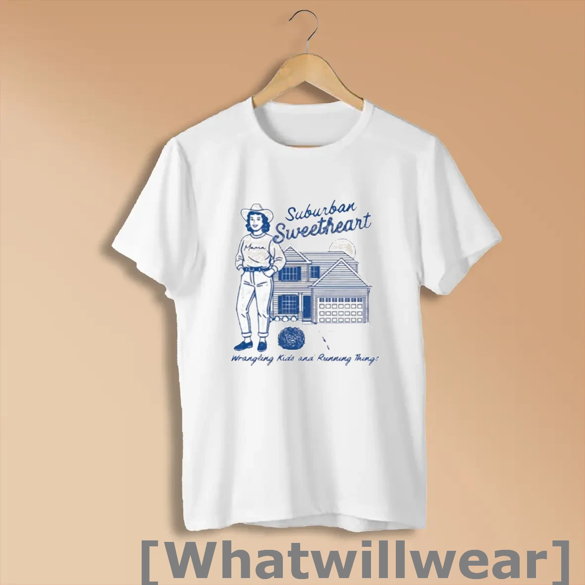 Official Suburban Sweetheart Wrangling Kids And Running Things Shirts
