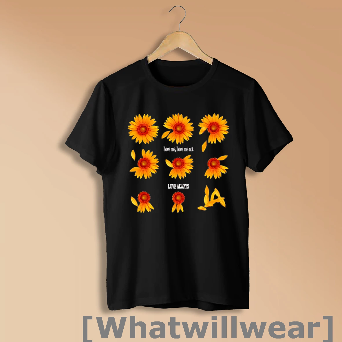 Official Sunflower Love Me Love Me Not Love Always Shirt Sweatshirt