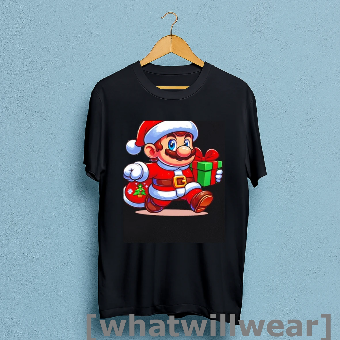 Official Super Mario Christmas Santa Funny Shirt Sweatshirt
