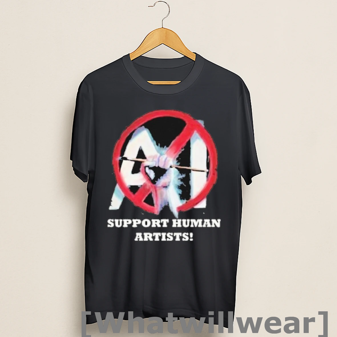 Official Support Human Artists No Ai Shirts