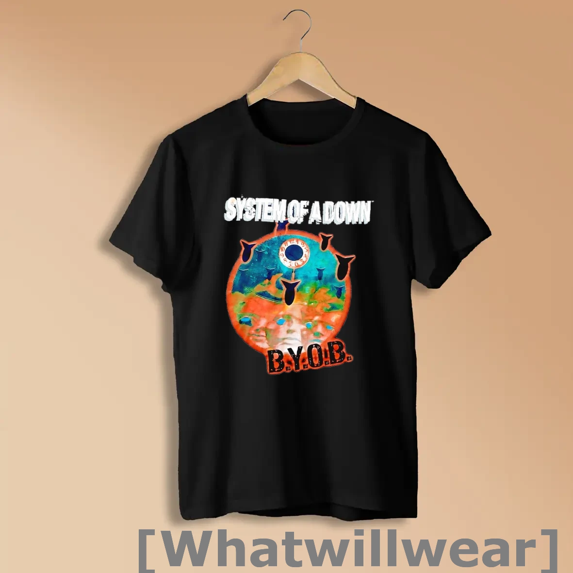 Official System Of A Down B Y O B 2005 Shirts