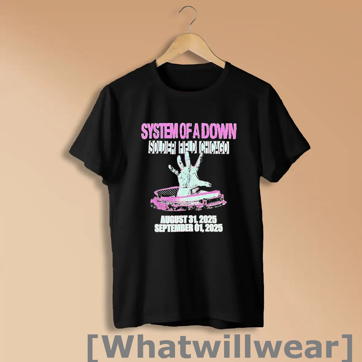 Official System Of A Down Soldier Field Chicago 2025 Shirts
