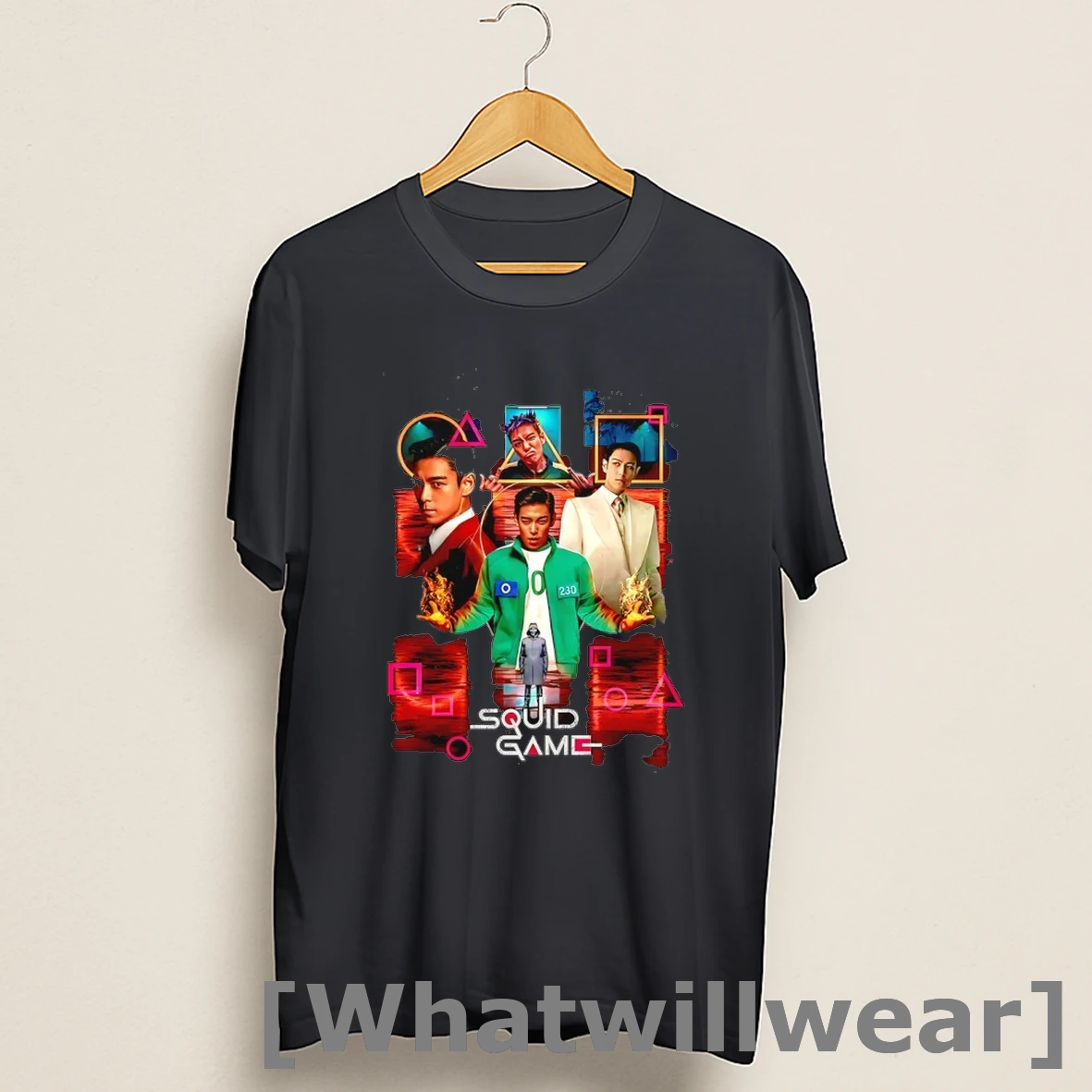 Official T O P Thanos Squid Game Movie Shirts