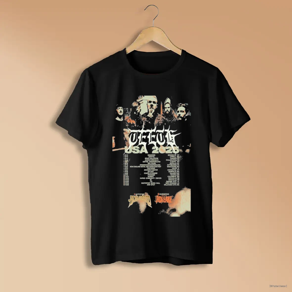 Official Teeth September October Usa 2025 Tour Dates T Shirts Shirts