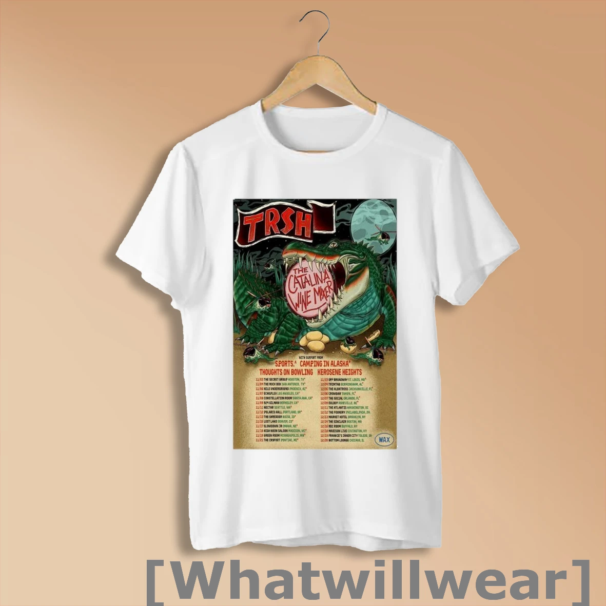Official Trsh The Catalina Wine Mixer 2025 Tour Dates T Shirts Shirt Shirt Sweatshirt