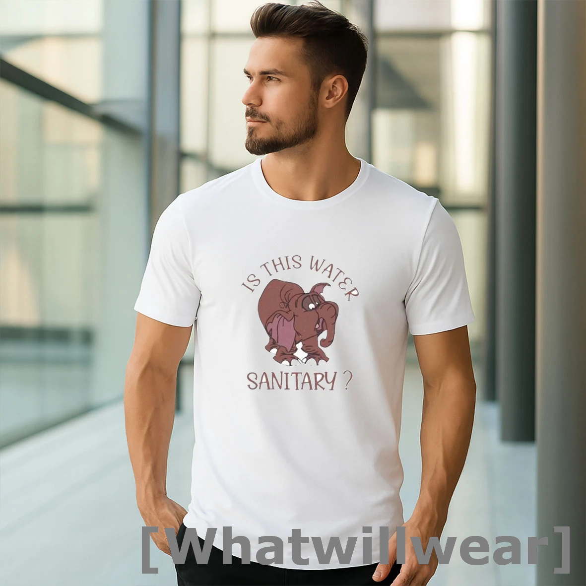 Official Tantor Is This Water Sanitary Retro Safari Distressed Disney Animal Kingdom Tshirts Sweater