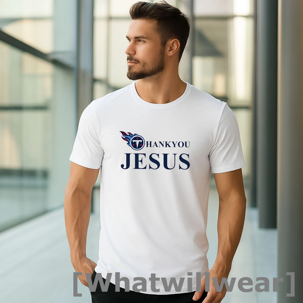 Official Tennessee Titans Thank You Jesus Tshirts Sweater