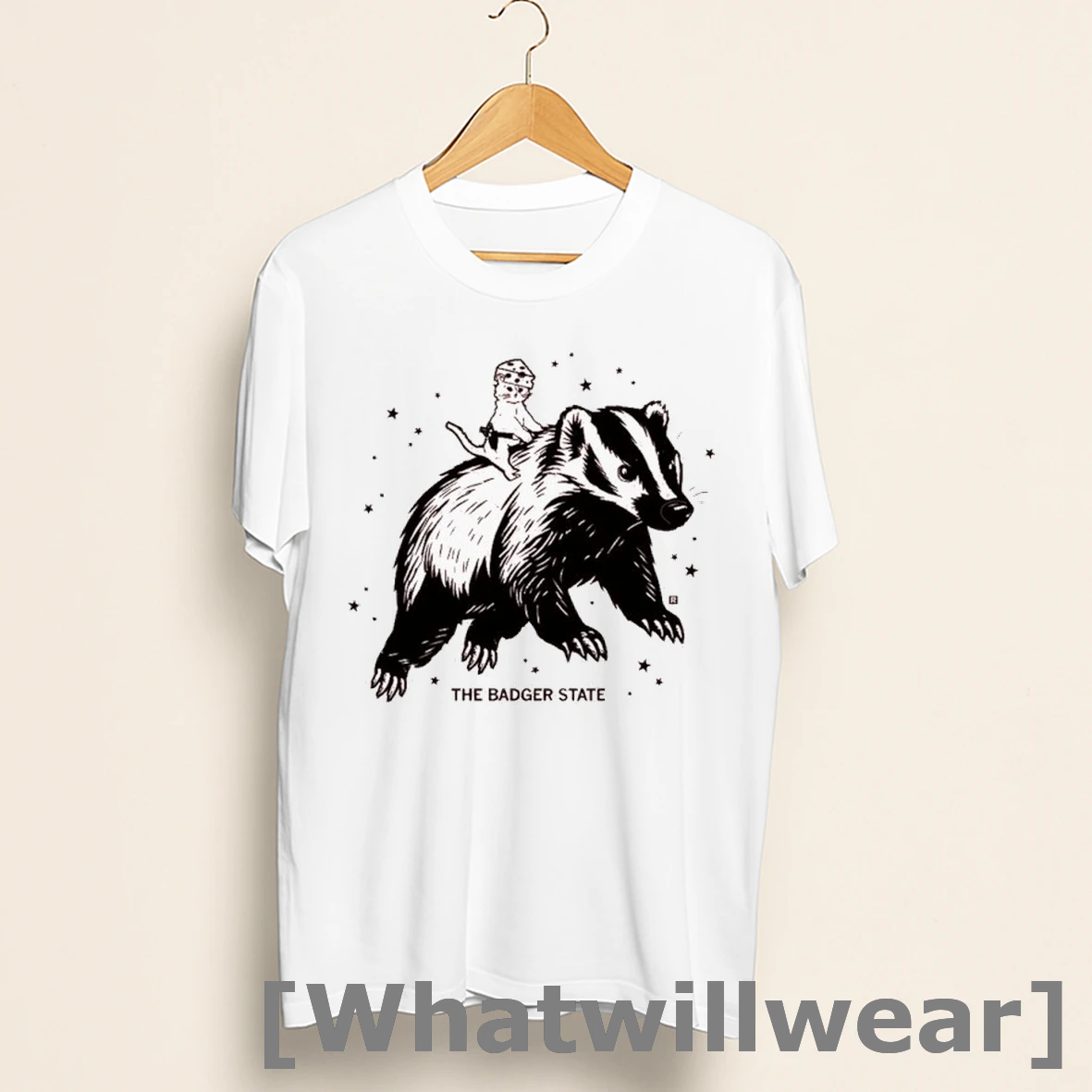 Official The Badger State Gary Riding Cat Cheese Shirts
