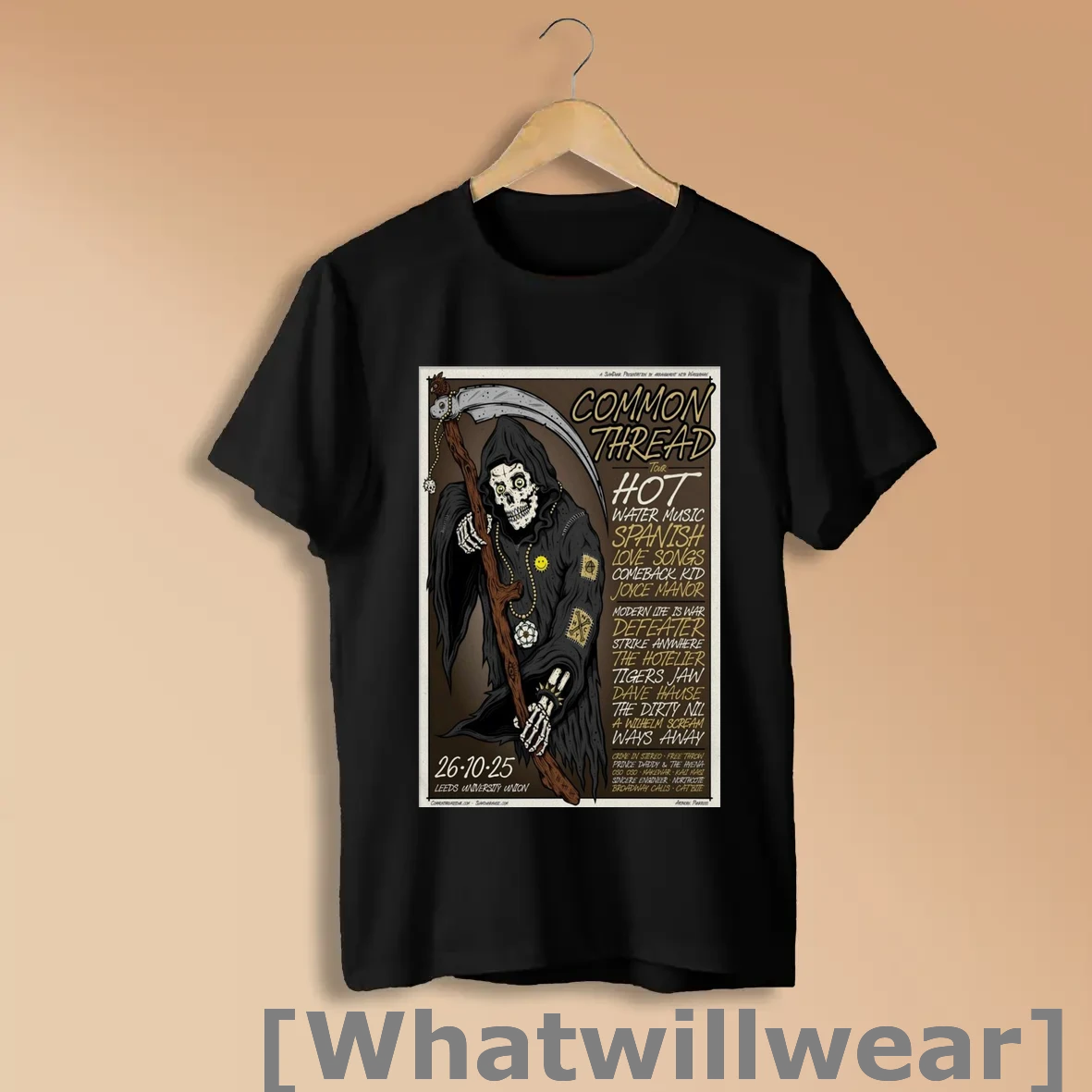 Official The Common Thread Tour October 26 2025 Leeds University Union In Leeds Uk Shirts