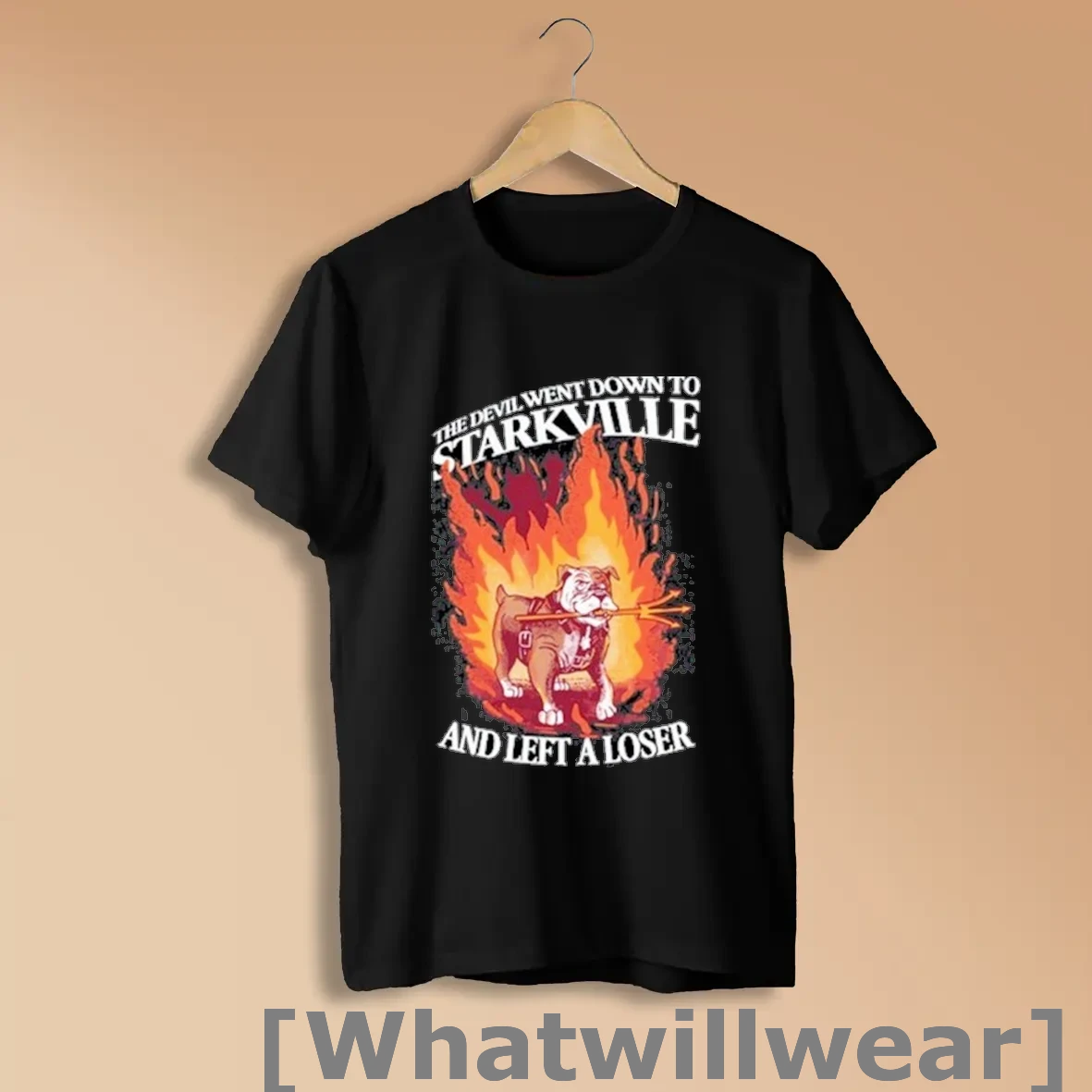 Official The Devil Went Down To Starkville And Left A Loser 2025 Shirts