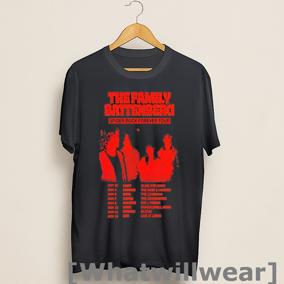 Official The Family Battenberg Spider Rock Forever Tour 2025 Dates Shirts