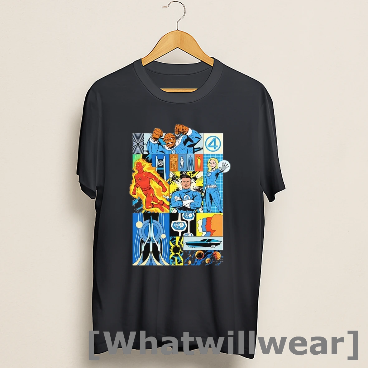 Official The Fantastic Four Comic Panels Shirts