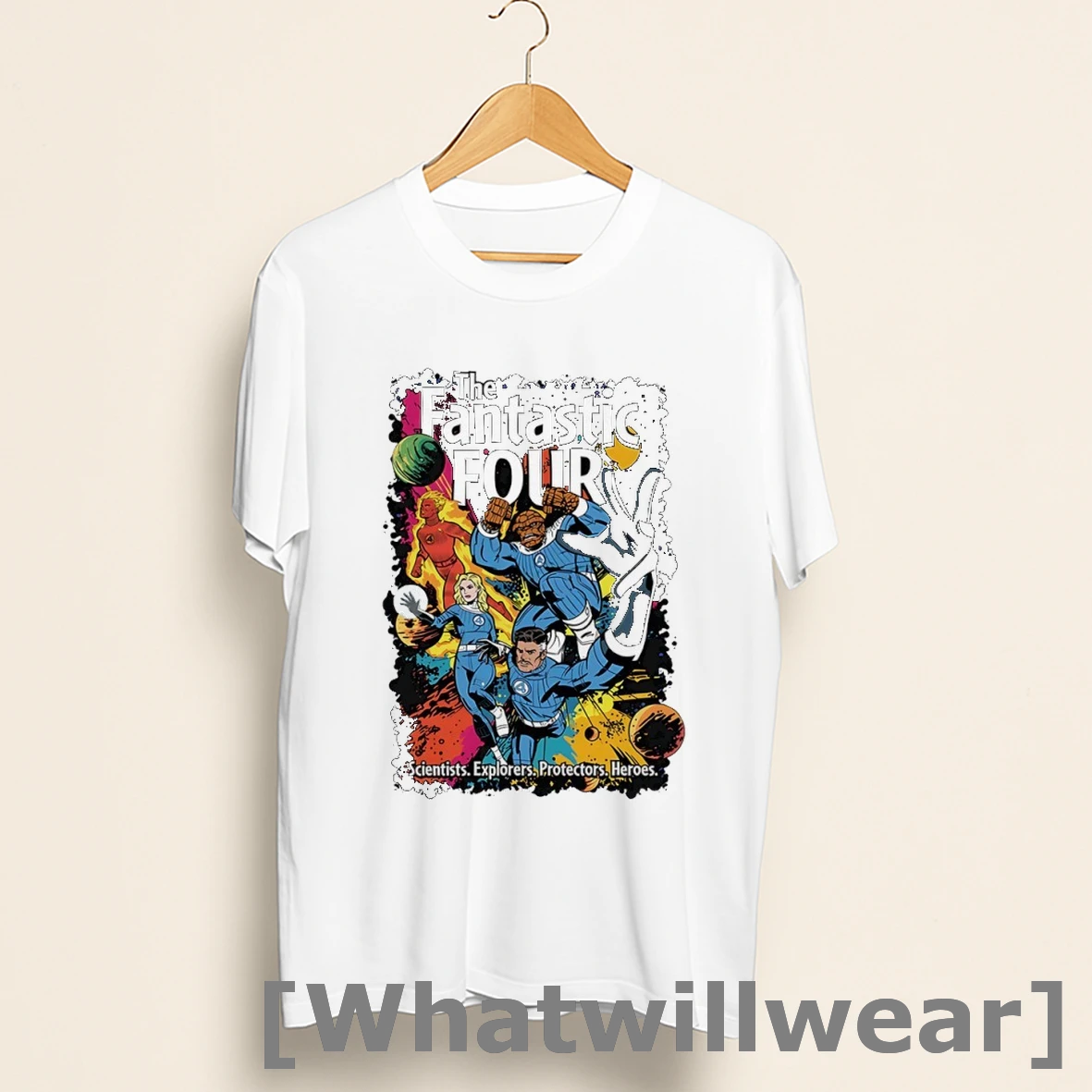 Official The Fantastic Four Scientists Explorers Protectors Heroes Shirts