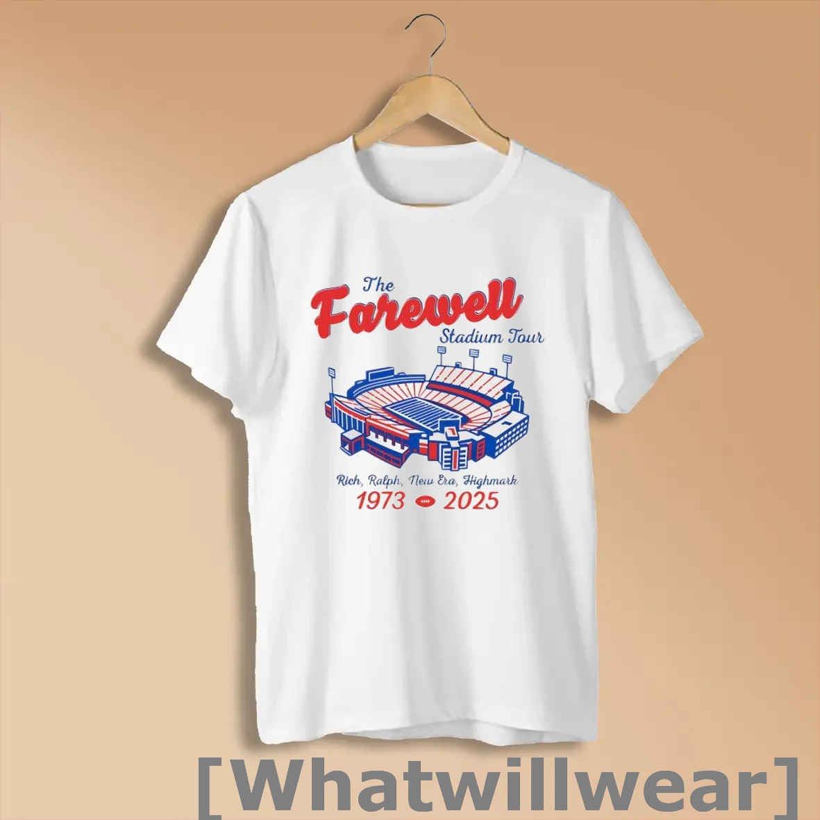 Official The Farewell Stadium Tour Rich Ralph New Era Highmark 1973 2025 Shirts
