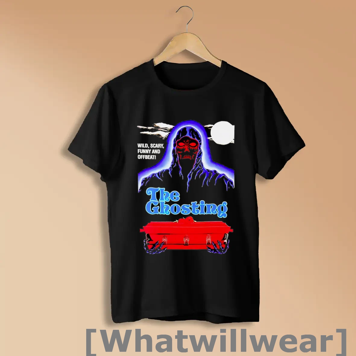 Official The Ghosting Wild Scary Funny And Offbeat Black Shirts