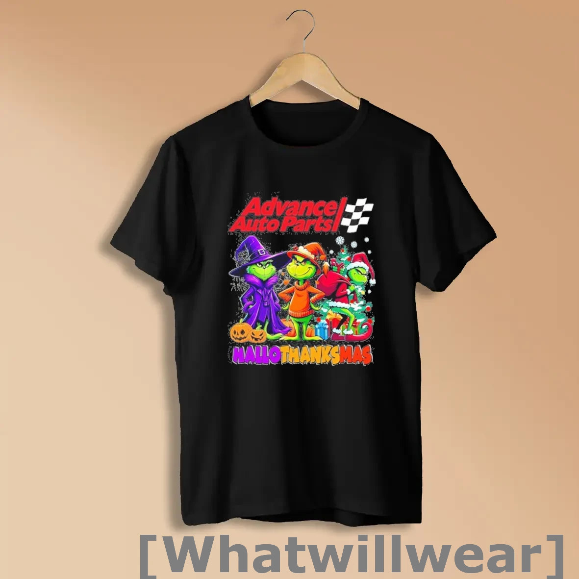Official The Grinch Advance Auto Parts Logo Hallothanksmas Shirts