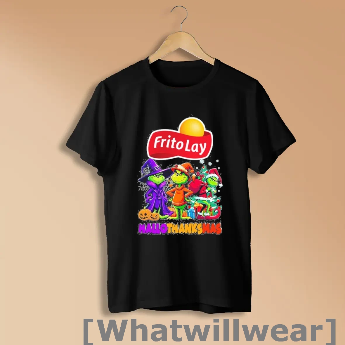 Official The Grinch Frito Lay Logo Hallothanksmas Shirts