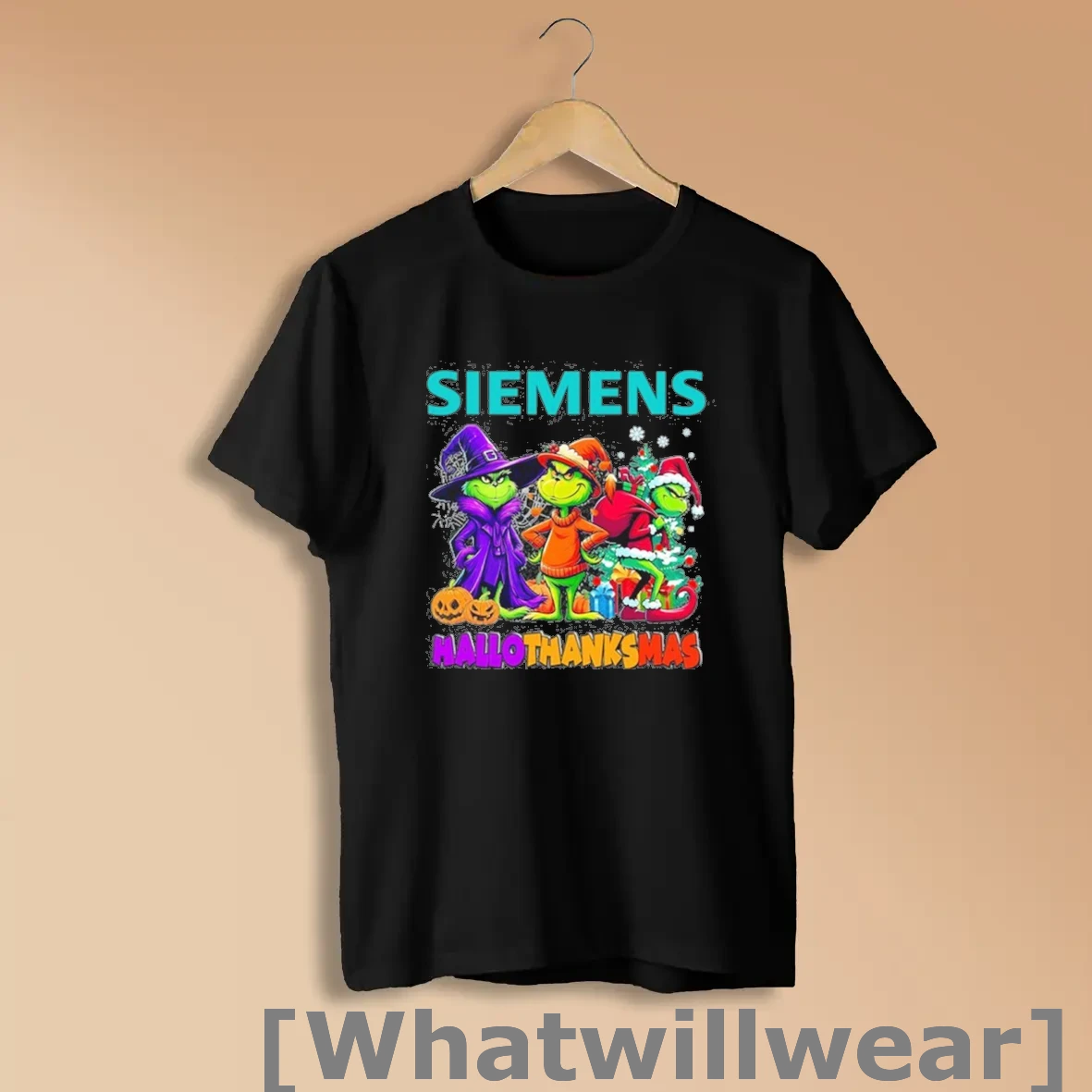 Official The Grinch Siemens Logo Hallothanksmas Shirts