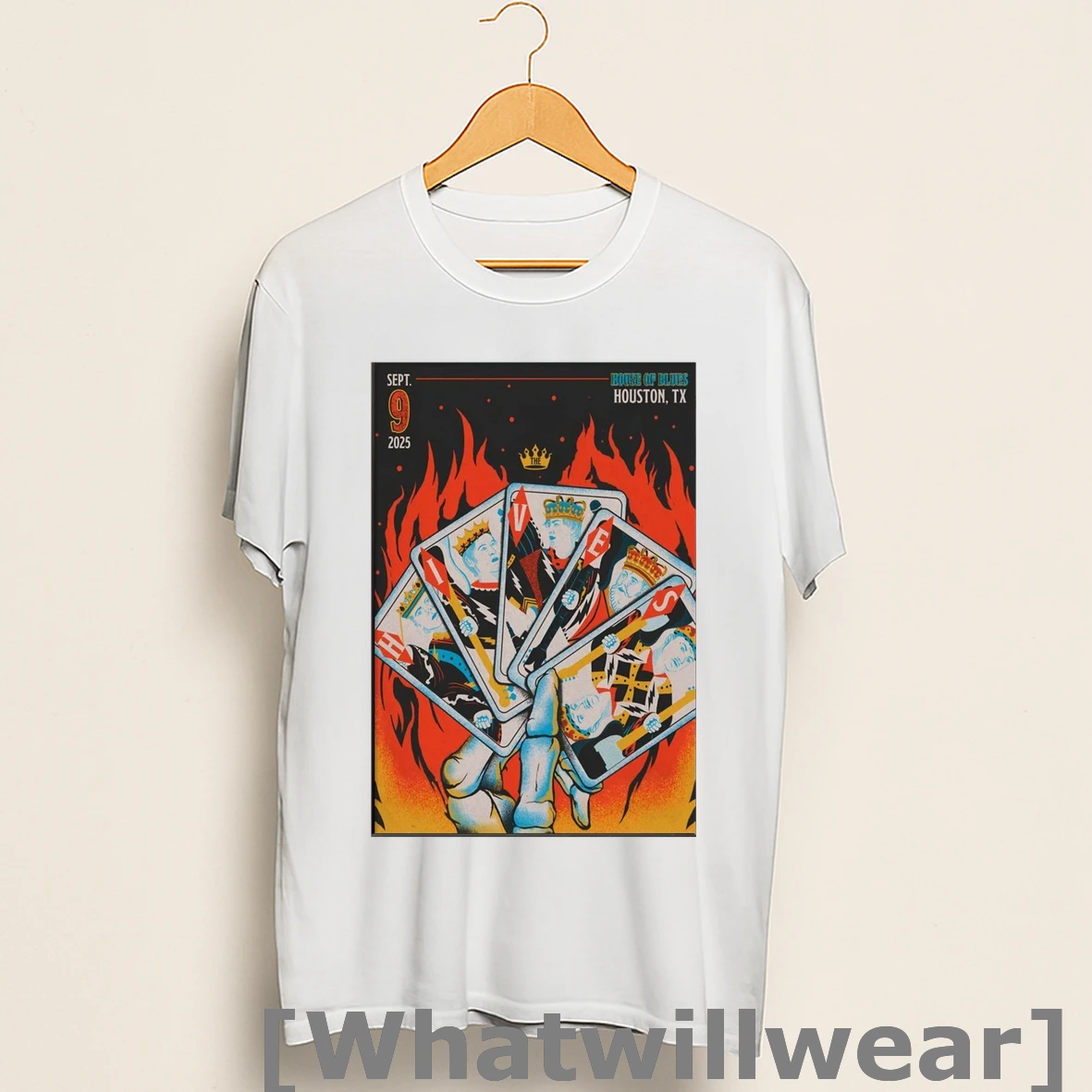 Official The Hives At House Of Blues On September 9 2025 Shirts