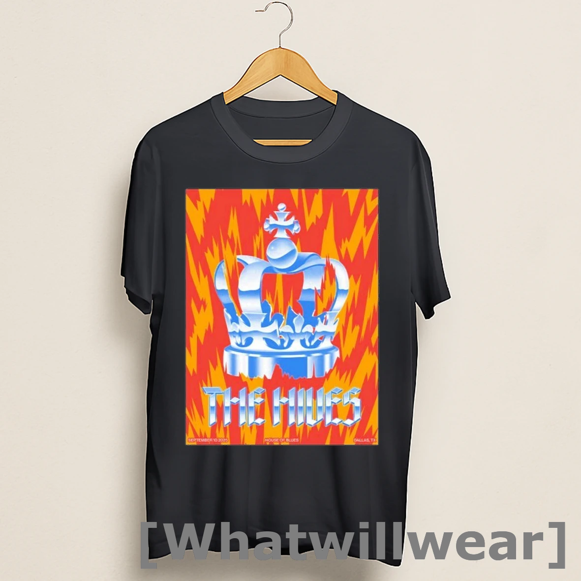 Official The Hives Dallas Texas At House Of Blues On September 10 2025 Shirts