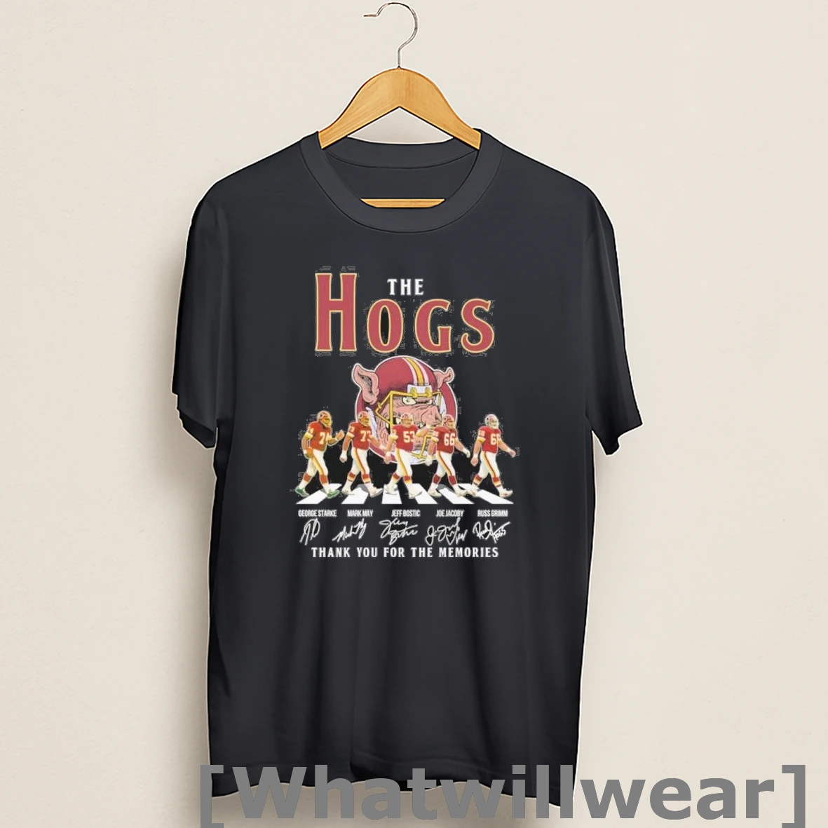 Official The Hogs Washington Redskins Abbey Road Shirts