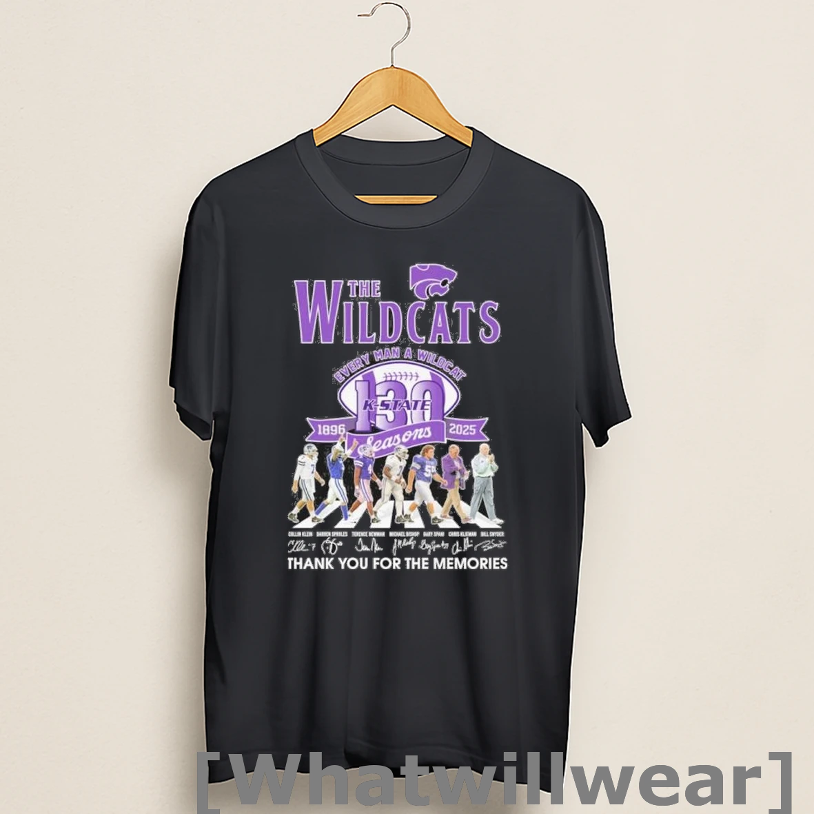 Official The K State Wildcats Abbey Road Every Man A Wildcat 130 Seasons Shirts